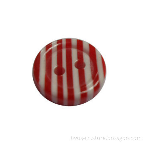 Silk-screen Plastic Button, Perfect in Fancy Pattern, Available in Various Designs